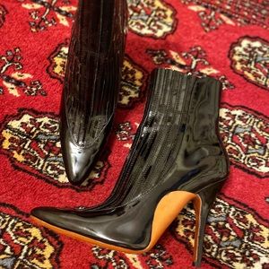 Alexander Wang Polished Leather Boots